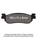 EBC Motorcycle Brake Pads for YAMAHA FIZ 1997