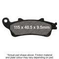 EBC Motorcycle Brake Pads for HONDA FJS 600 Silverwing 2001-2006