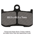 EBC Motorcycle Brake Pads for SUZUKI GSX 1300 B-King 2008-2012
