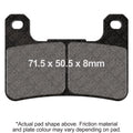 EBC Motorcycle Brake Pads for SUZUKI DL 1000 XT V-Strom 2018-2020