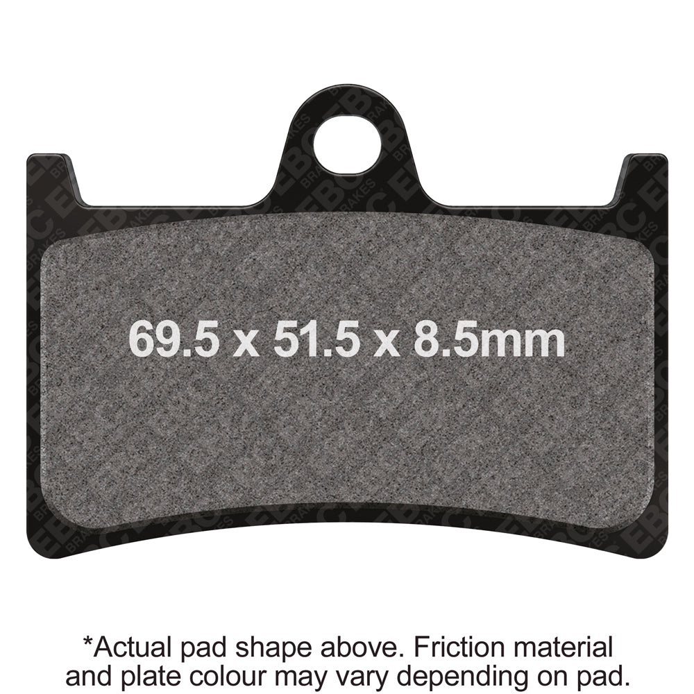 EBC Motorcycle Brake Pads for YAMAHA FZ 8 N-800cc 2011-2015