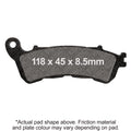 EBC Motorcycle Brake Pads for HONDA CBR 600 FAB|FAC 2011-2013
