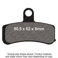 EBC Motorcycle Brake Pads for HARLEY DAVIDSON Softail FXSTC Softail Custom 2008-2010
