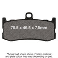 EBC Motorcycle Brake Pads for TRIUMPH HINCKLEY PRODUCED MACHINES Daytona 675 2013-2017