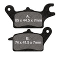 EBC Motorcycle Brake Pads for KAWASAKI Z 125 Pro SE 2018-2020