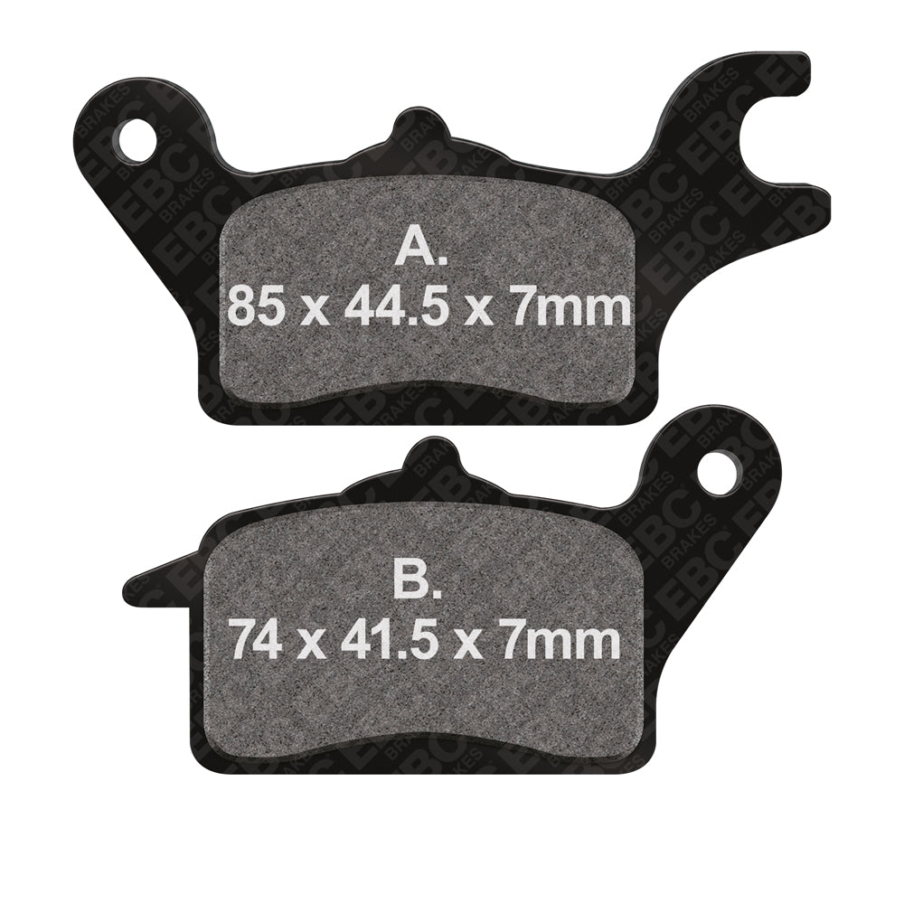 EBC Motorcycle Brake Pads for KAWASAKI Z 125 Pro SE 2018-2020
