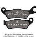 EBC Motorcycle Brake Pads for SUZUKI GSX-S 125 2017-2026