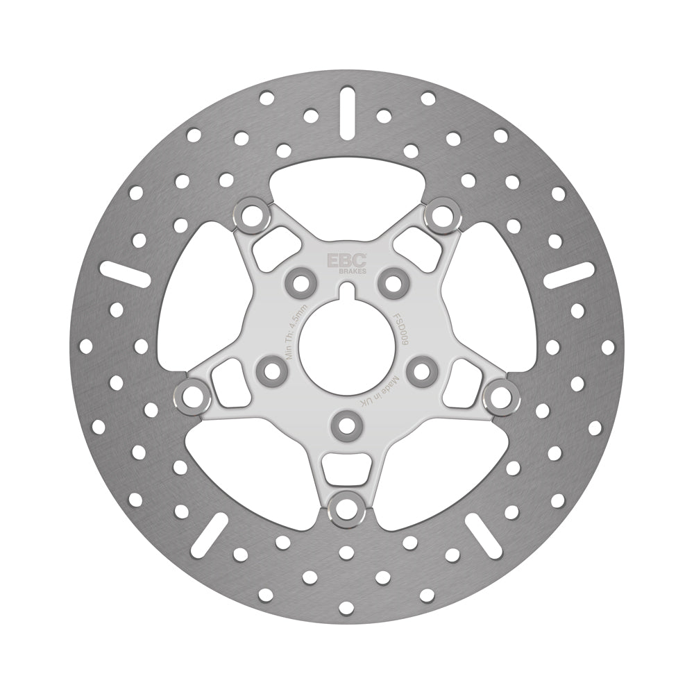 EBC OE Floating Conversion Disc Rotor for HARLEY DAVIDSON Dyna FXD/L/WG, FXR/S/T/D, FXLR Late 1987-1999 1989-1999
