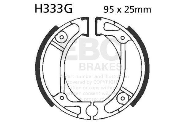 EBC Motorcycle Brake Pads for HONDA CRF 70 F 2004-2013