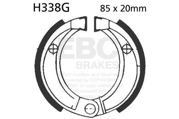 EBC Motorcycle Brake Pads for LAVERDA Quasar 125 HP Grip 2002-2004