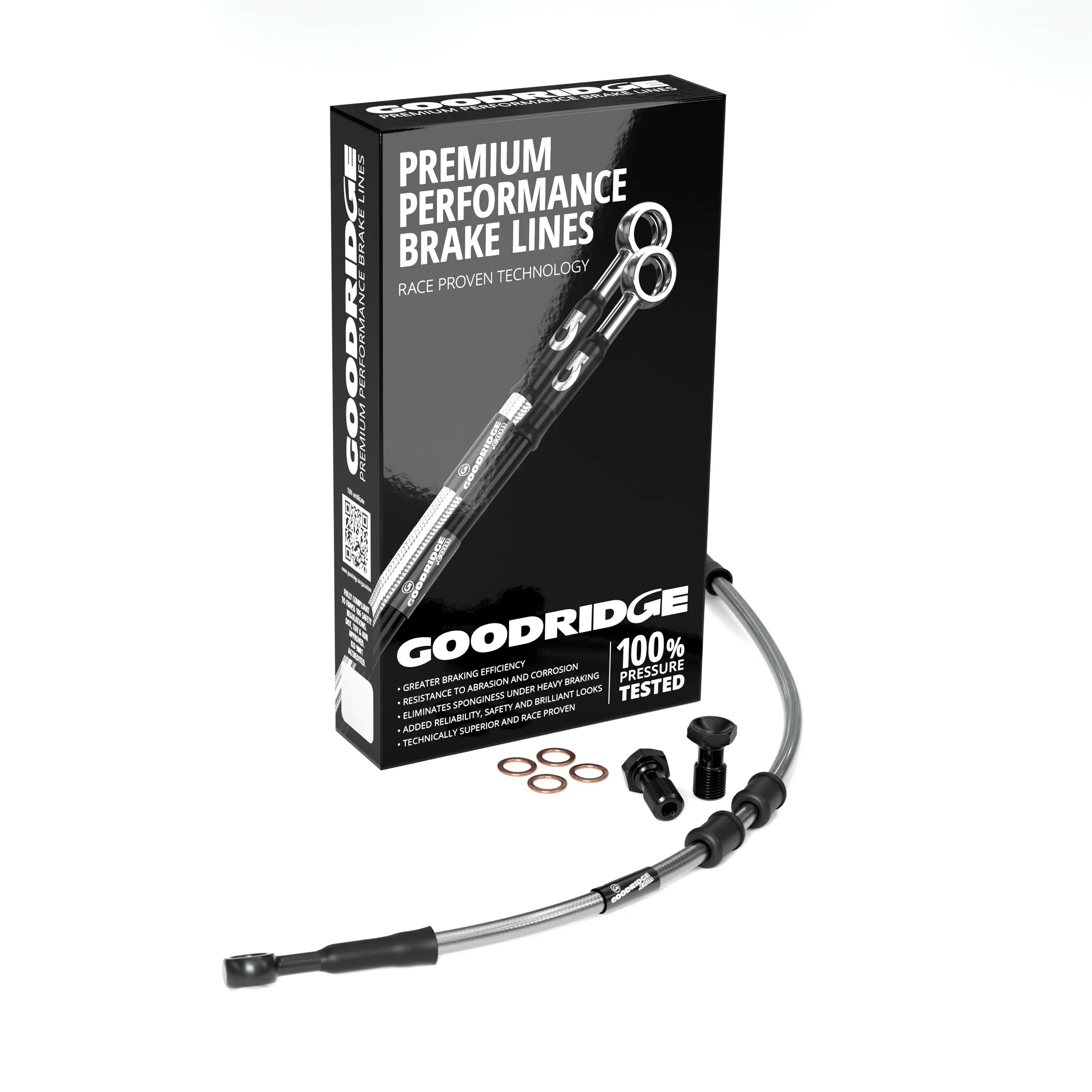 FRONT UPPER BRAKE HOSE KIT (M/C-ABS) FOR HARLEY DAVIDSON FLHR ROAD KING (ABS) 08 Harley Davidson