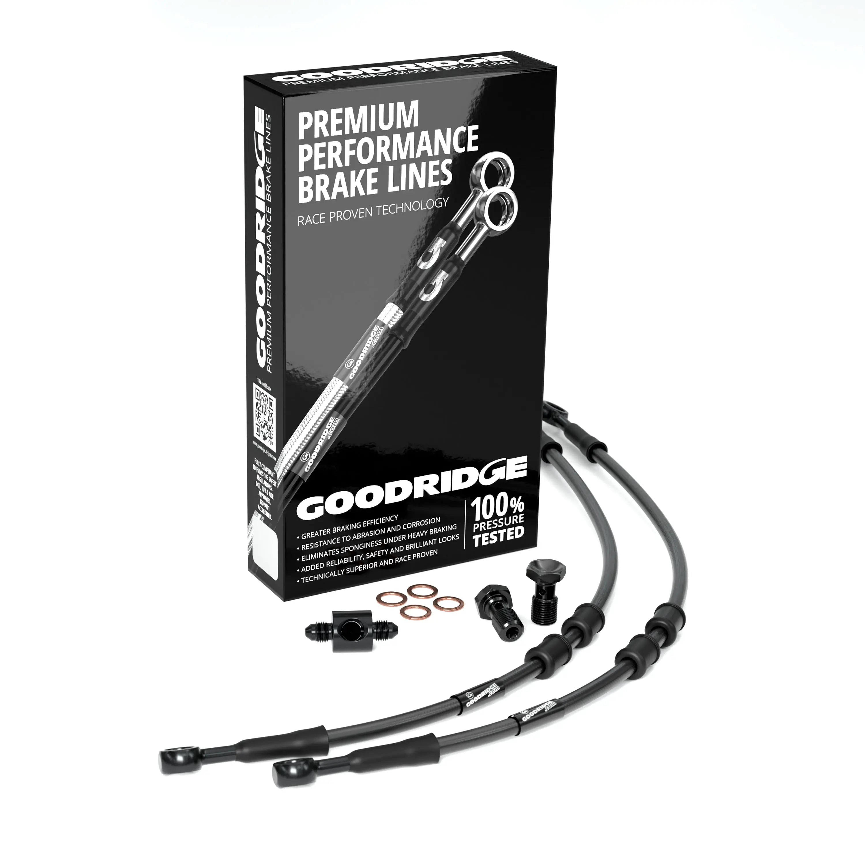 REAR PERFORMANCE BRAKE HOSE KIT FOR HARLEY DAVIDSON FXSTSB SOFTAIL BAD BOY 95-97 Harley Davidson
