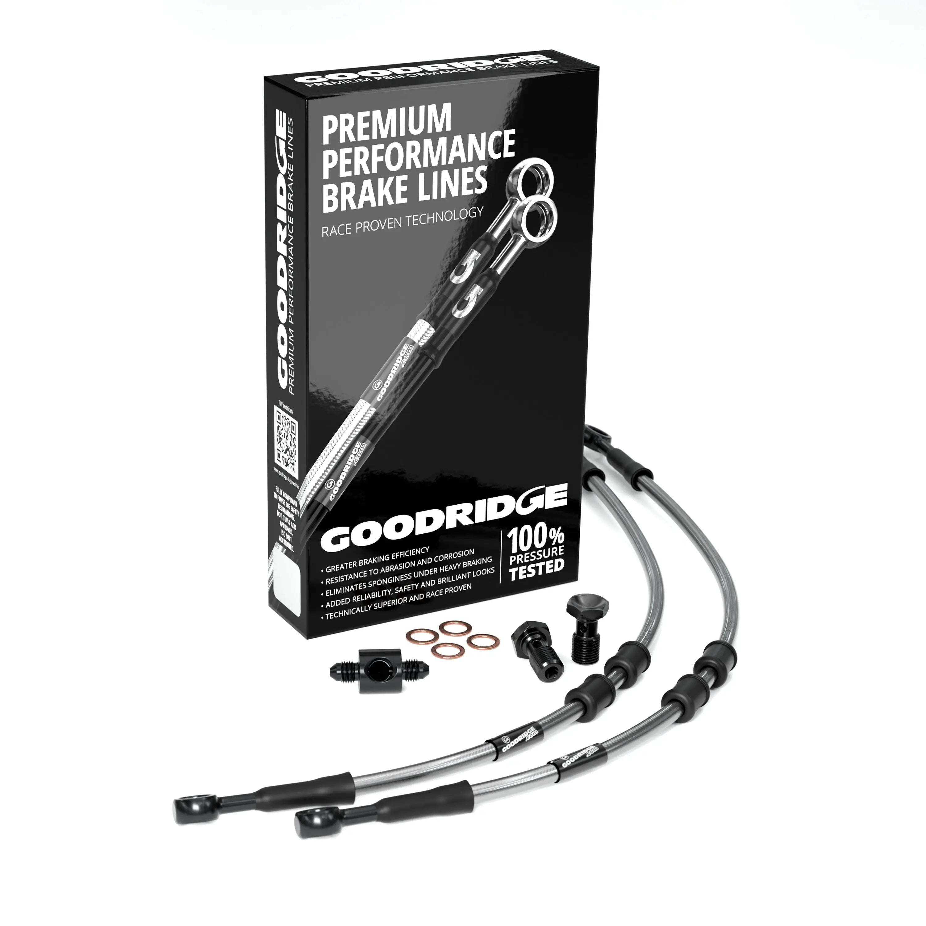 REAR PERFORMANCE BRAKE HOSE KIT FOR HARLEY DAVIDSON FXSTSB SOFTAIL BAD BOY 95-97 Harley Davidson