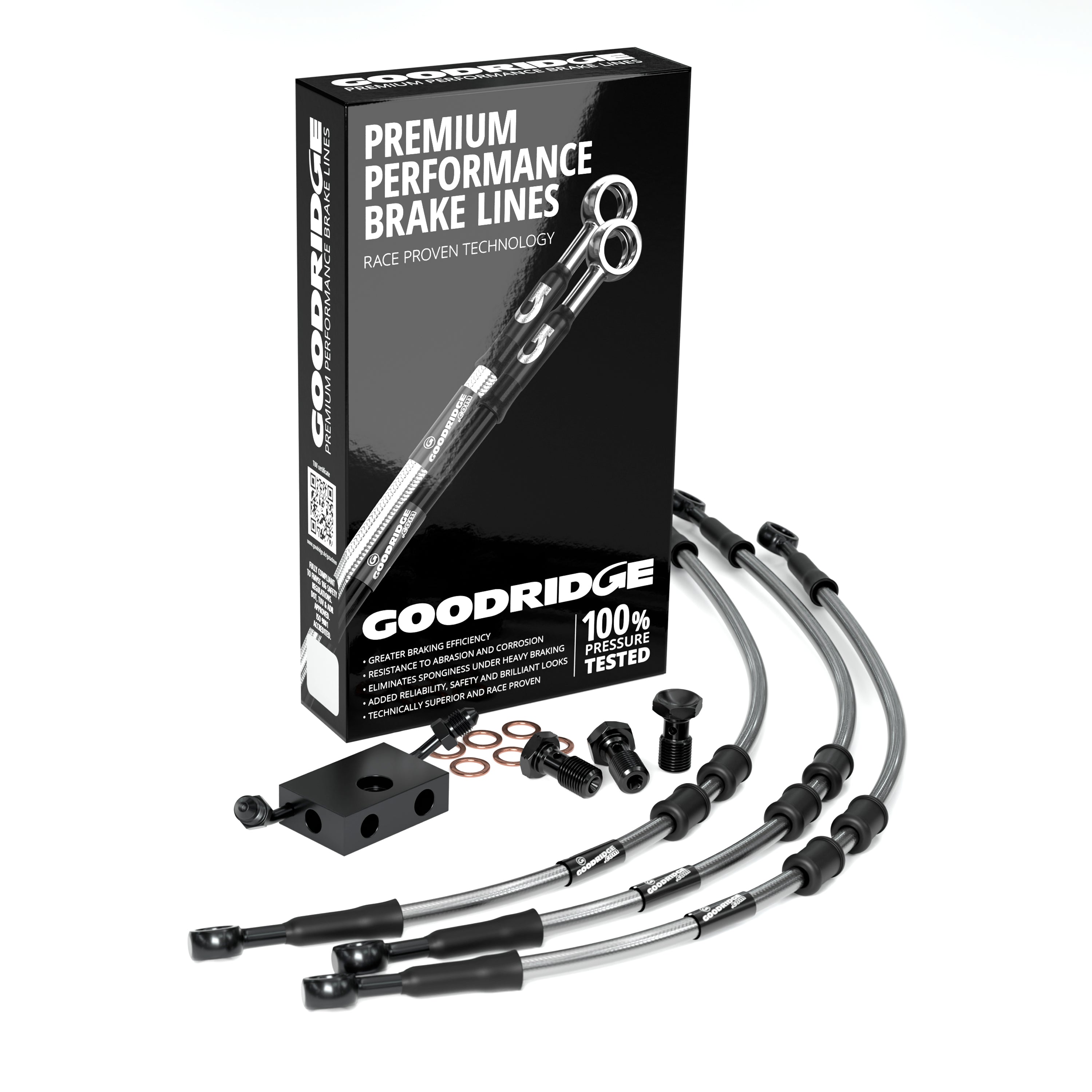FRONT PERFORMANCE BRAKE HOSE KIT FOR HARLEY DAVIDSON FLHTCUL / FLHTCULTC ELECTRA GLIDE ULTRA CLASSIC LOW (ABS) 15 Harley Davidson