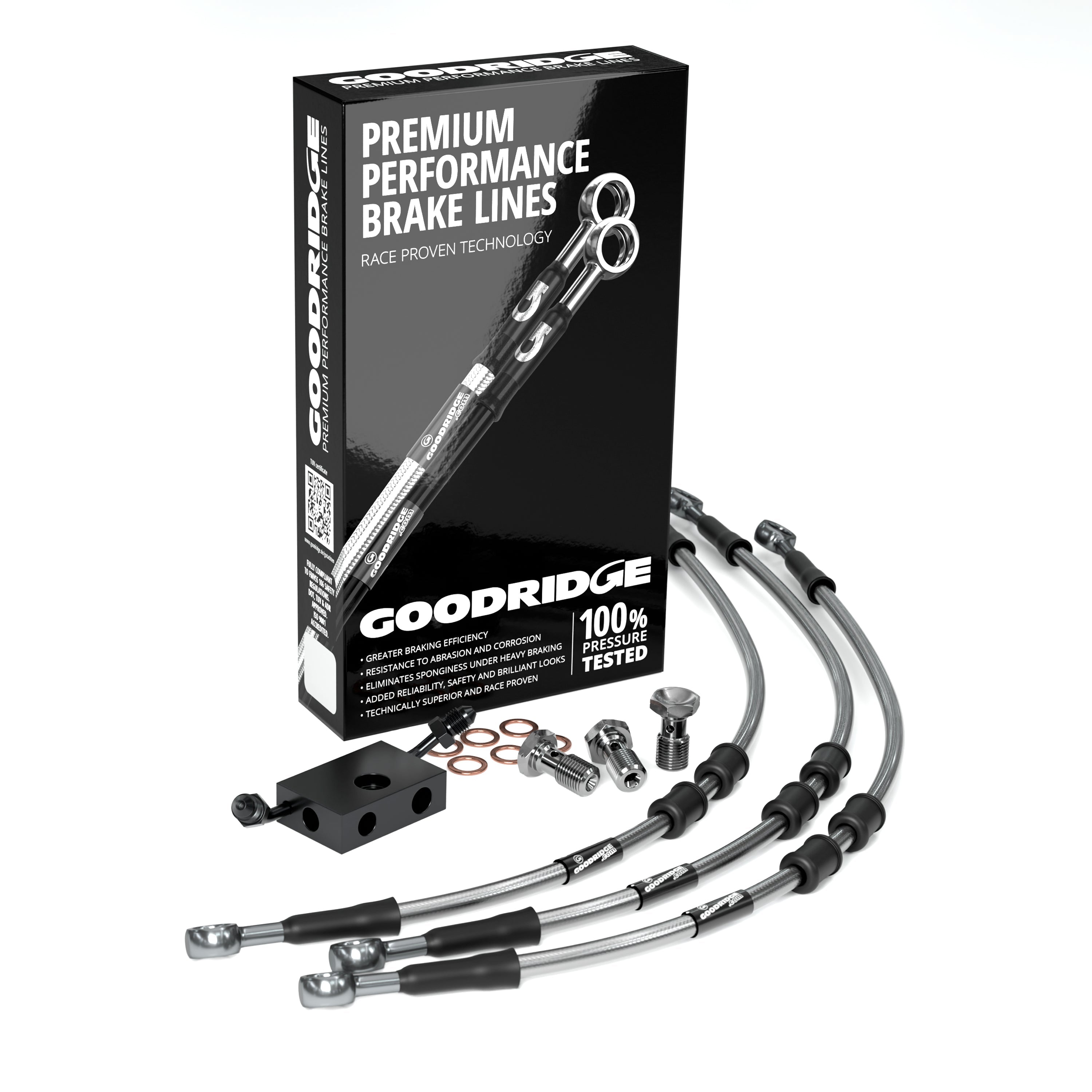 FRONT PERFORMANCE BRAKE HOSE KIT FOR HARLEY DAVIDSON FLHTCUL / FLHTCULTC ELECTRA GLIDE ULTRA CLASSIC LOW (ABS) 15 Harley Davidson