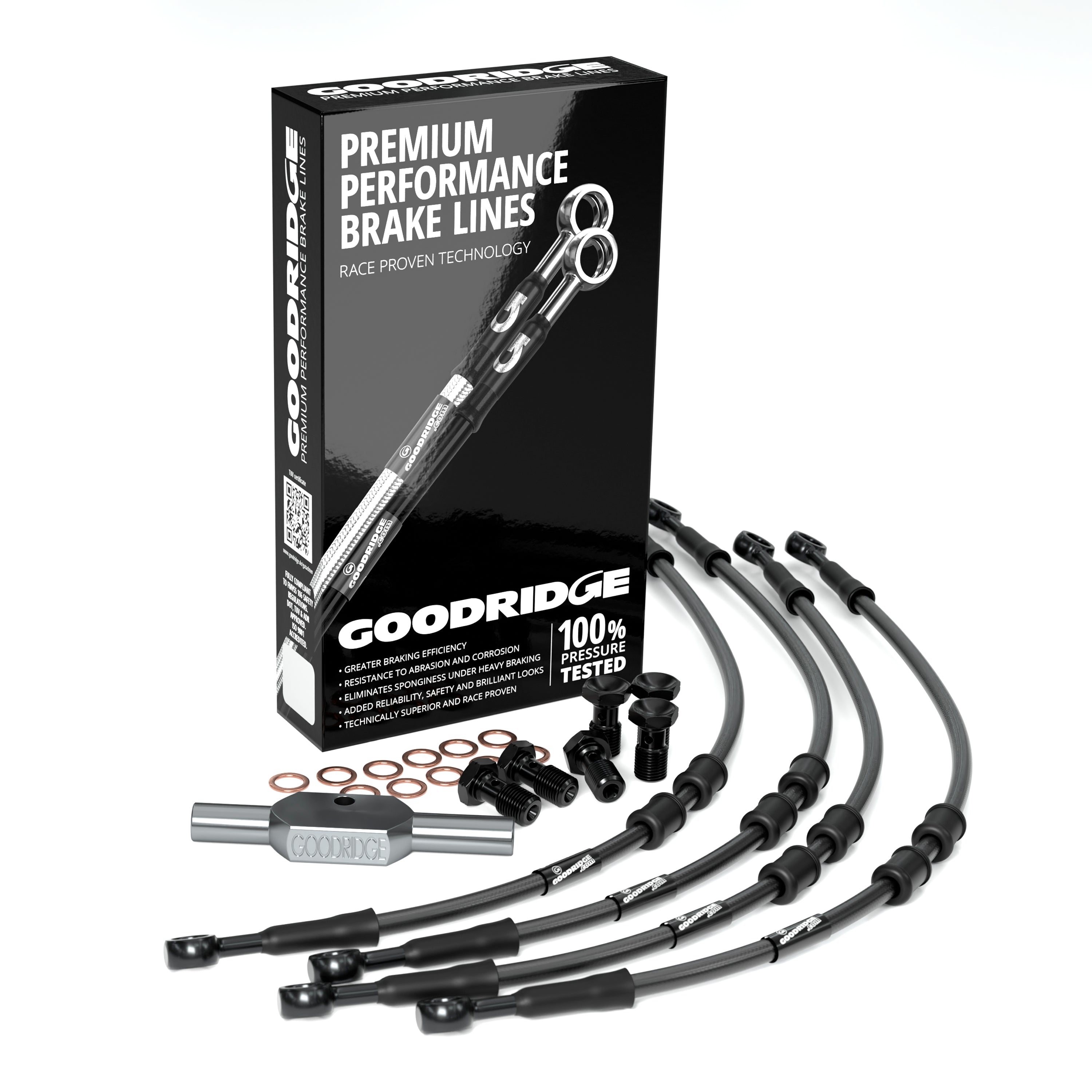 FRONT PERFORMANCE BRAKE HOSE KIT FOR HARLEY DAVIDSON FLHTK ELECTRA GLIDE ULTRA LIMITED (ABS) 10-13 Harley Davidson