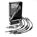 FRONT PERFORMANCE BRAKE HOSE KIT FOR HARLEY DAVIDSON FLHTP ROAD KING POLICE (ABS) 09-13 Harley Davidson