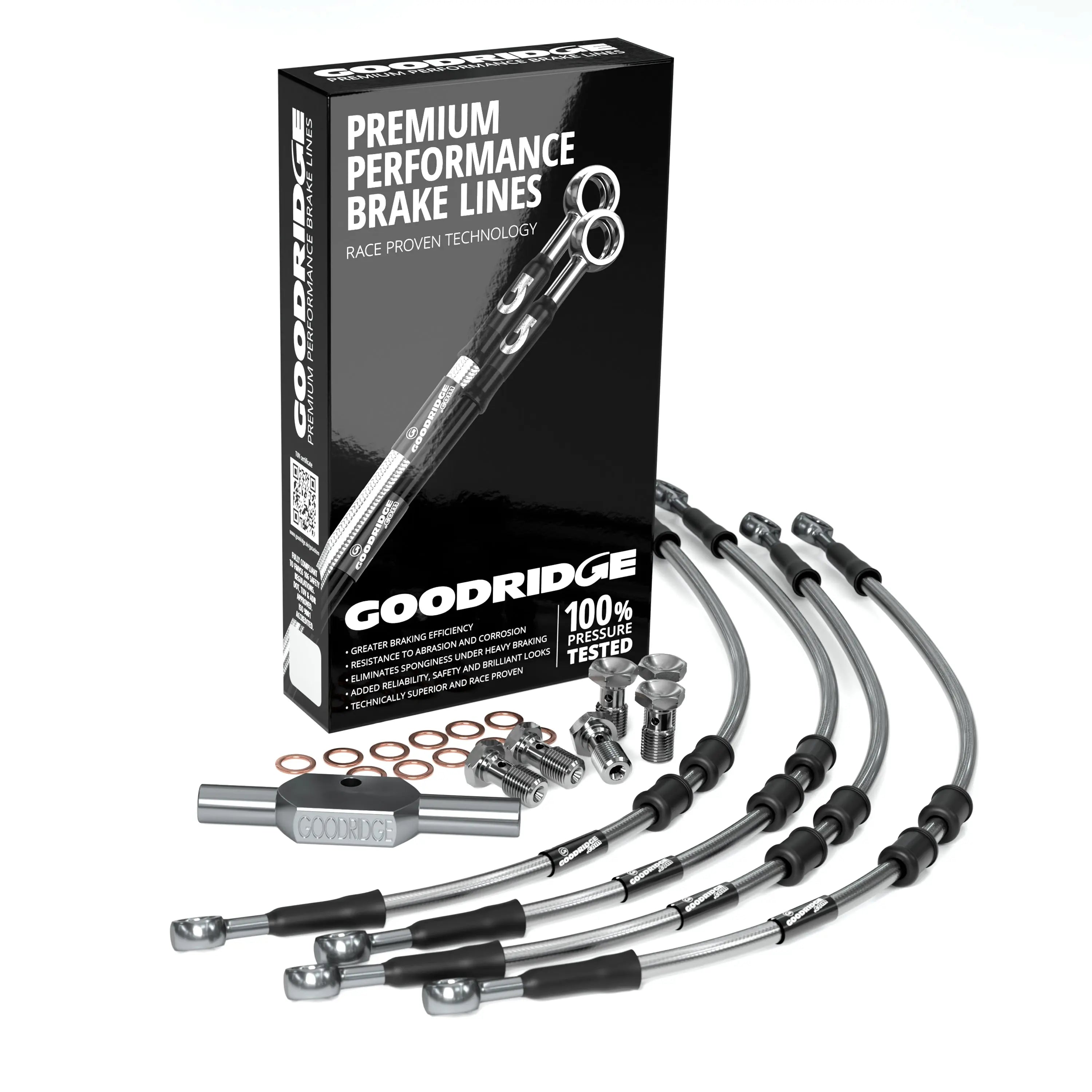 FRONT PERFORMANCE BRAKE HOSE KIT FOR HARLEY DAVIDSON FLTRX ROAD GLIDE (ABS) 10-13 Harley Davidson