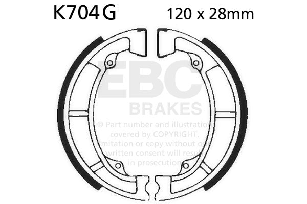 EBC Motorcycle Brake Pads for KAWASAKI KL 250 A 1980-1984