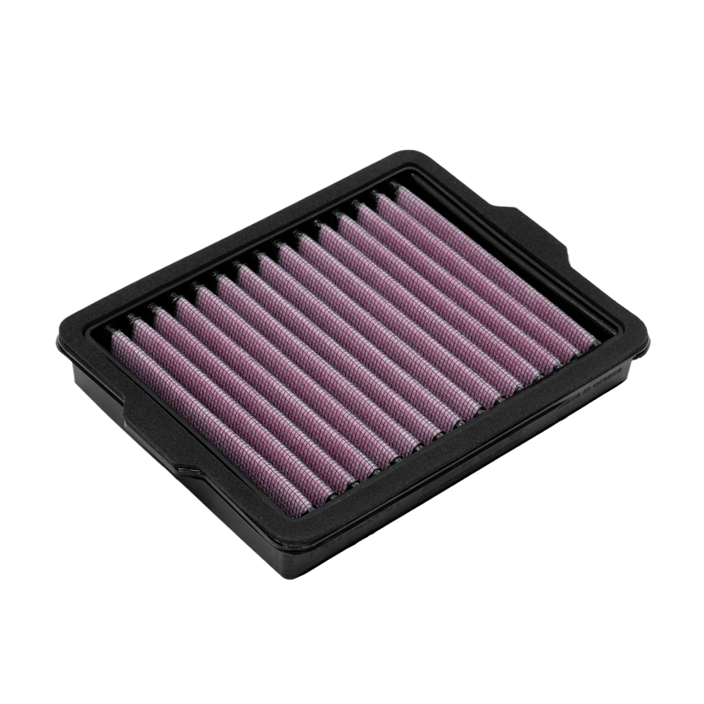 DNA performance air filter showing FCd1 pleated cotton design and oil-treated filter media