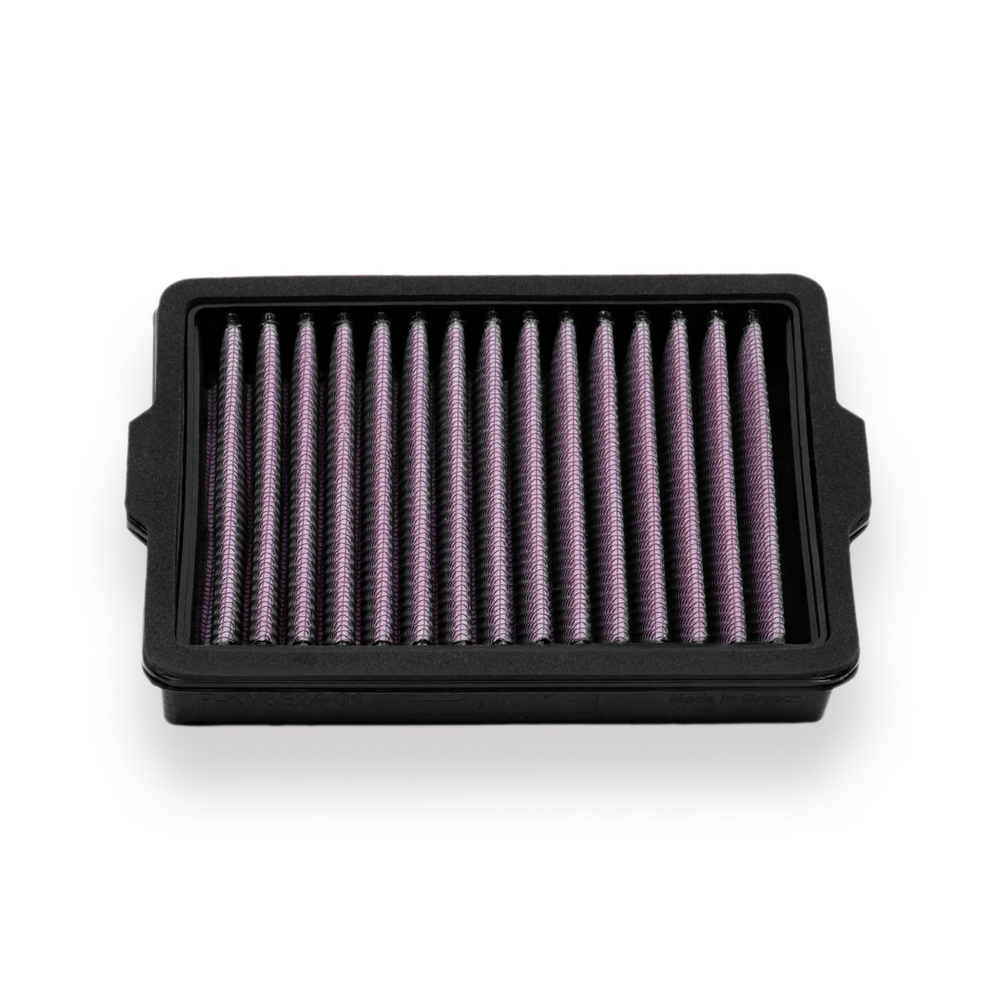 DNA performance air filter showing FCd1 pleated cotton design and oil-treated filter media_1
