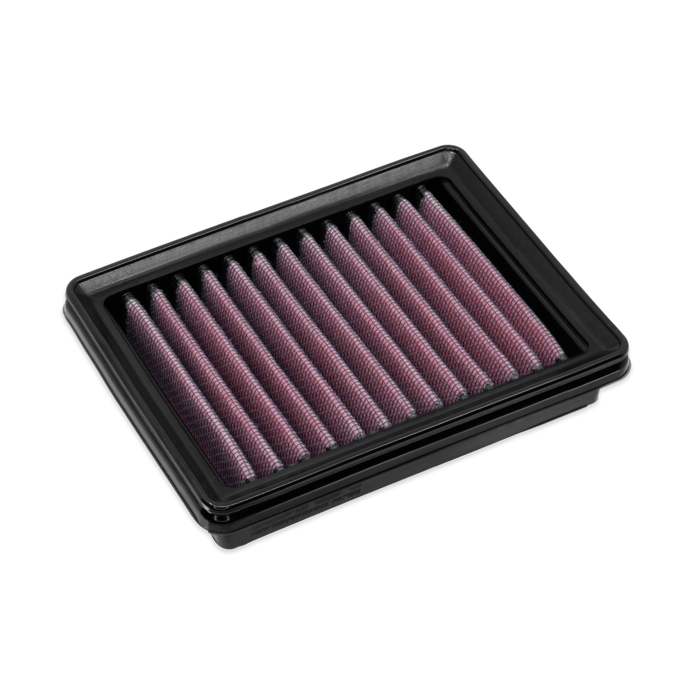 DNA high-flow performance air filter fitted to Moto Guzzi V7 Stone 850 2025 airbox with cotton gauze construction