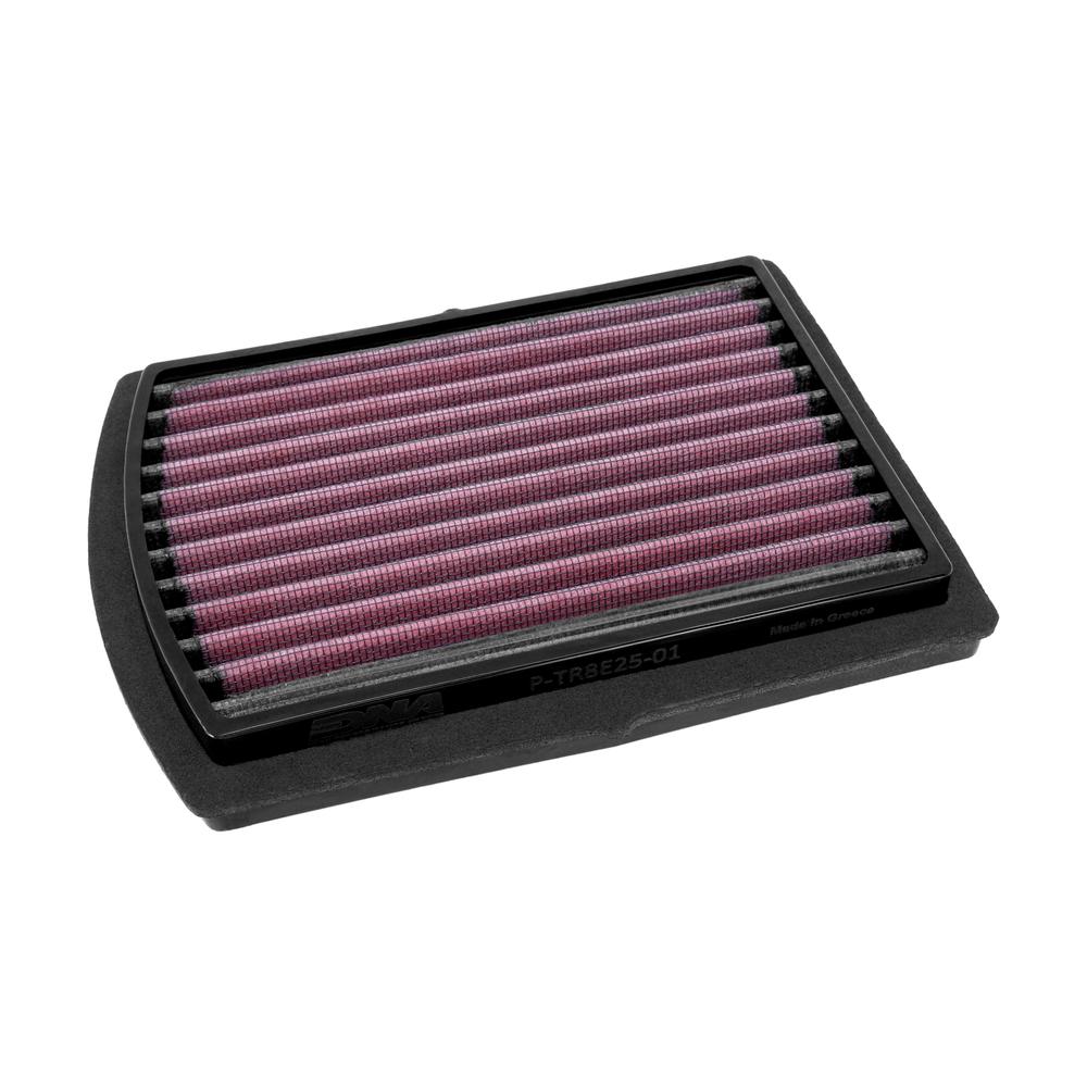DNA high-flow performance air filter for Triumph Trident 800 2026 with cotton gauze construction