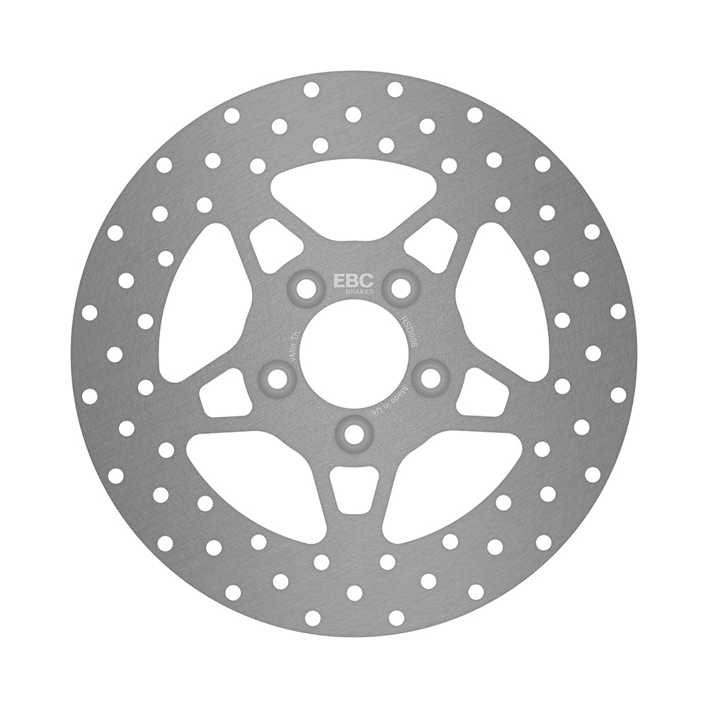 EBC Motorcycle Brake Disc (OE Replacement) for HARLEY DAVIDSON Dyna FXDBC Street Bob LTD 2016