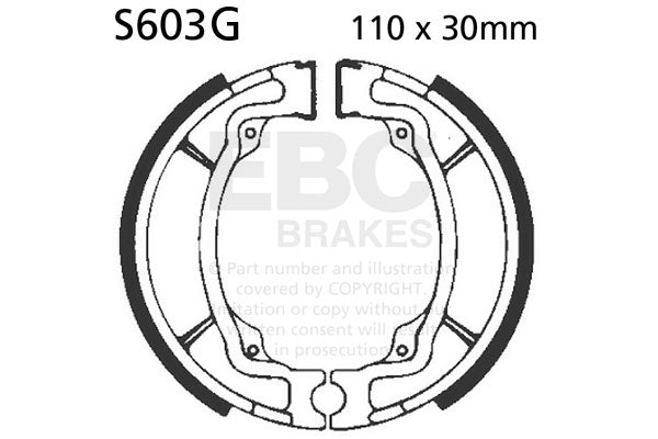 EBC Motorcycle Brake Pads for SUZUKI TS 90 Blazer 1971-1973