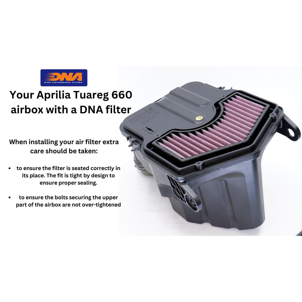 DNA Stage 2 Air Box Cover Aprilia Tuareg 660 2021-25