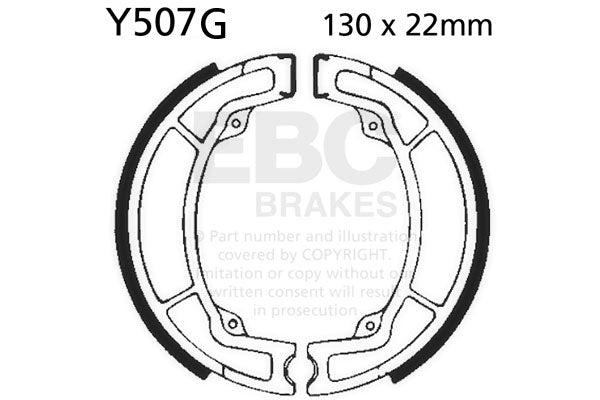 EBC Motorcycle Brake Pads for YAMAHA TY 250 H 1981