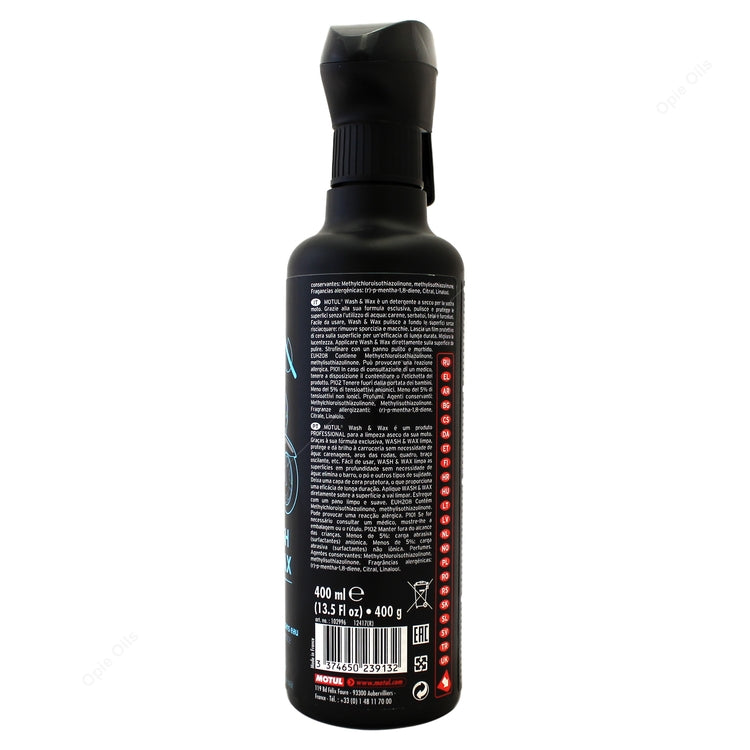 Motul E1 WASH & WAX 400ml